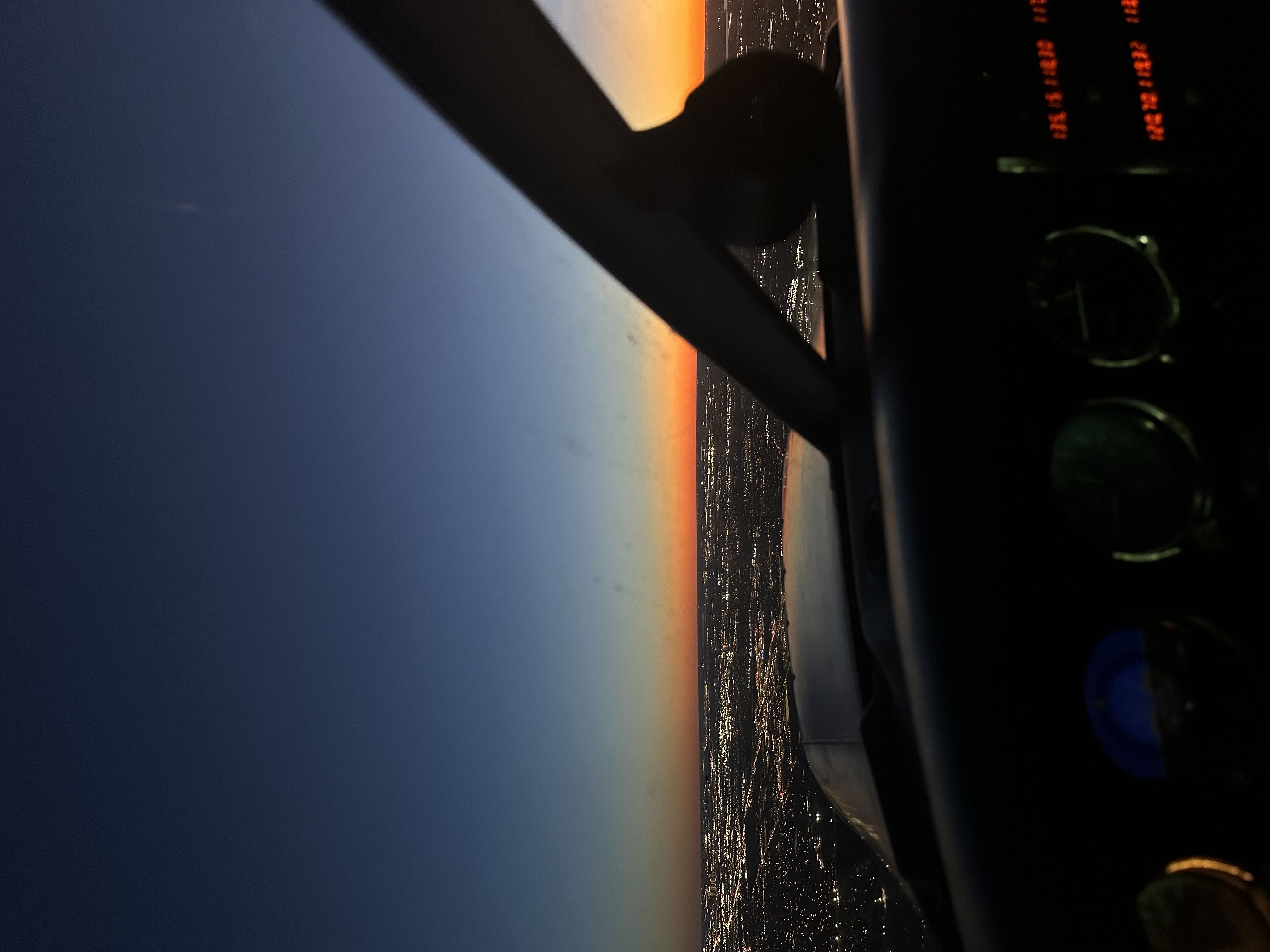 Pilot studying aviation materials