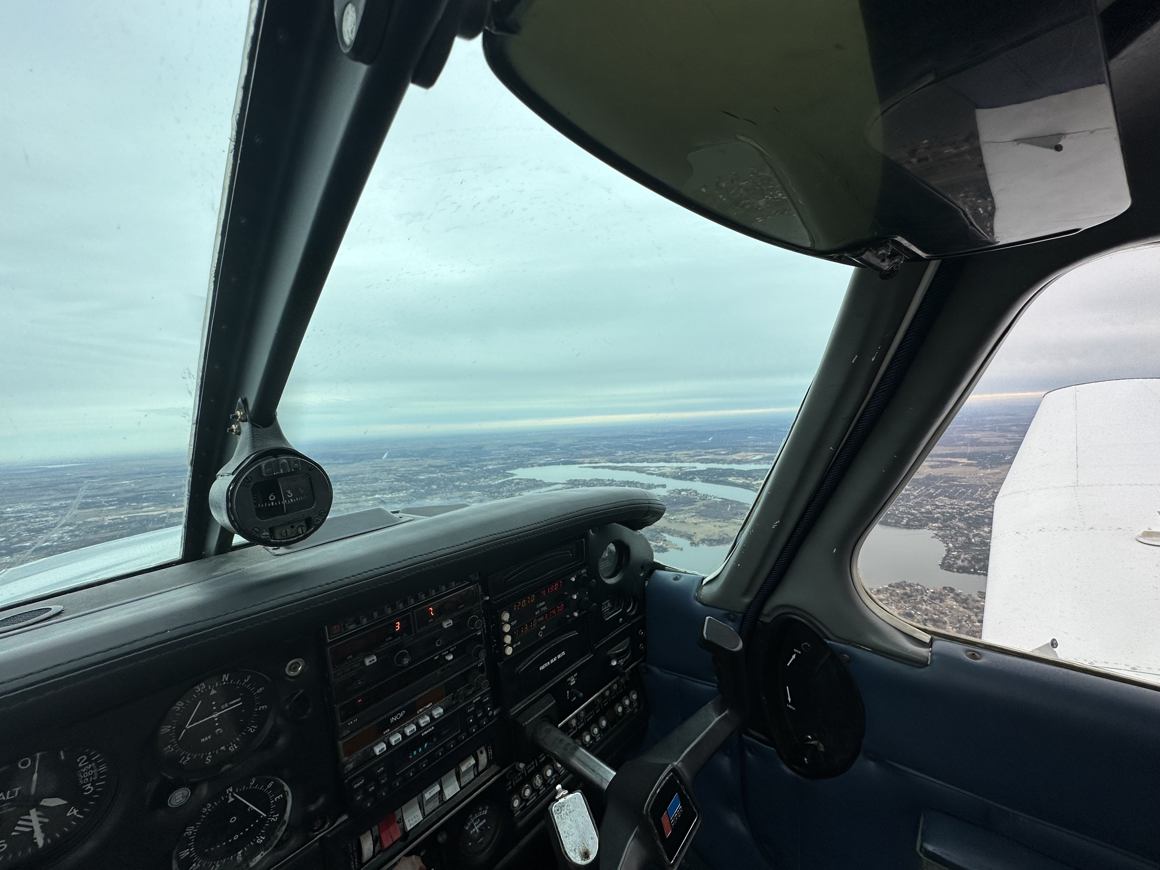 Students learning aviation online and in-person